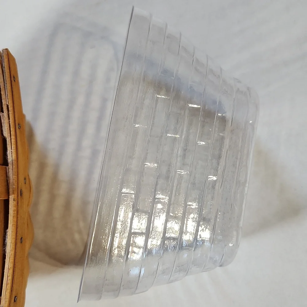 Vintage 2001 Longaberger Basket with Plastic Insert